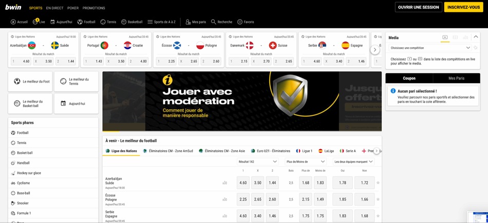 bwin casino en ligne avec cashback