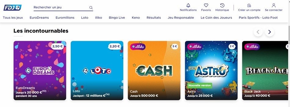 FDJ top casino en ligne France